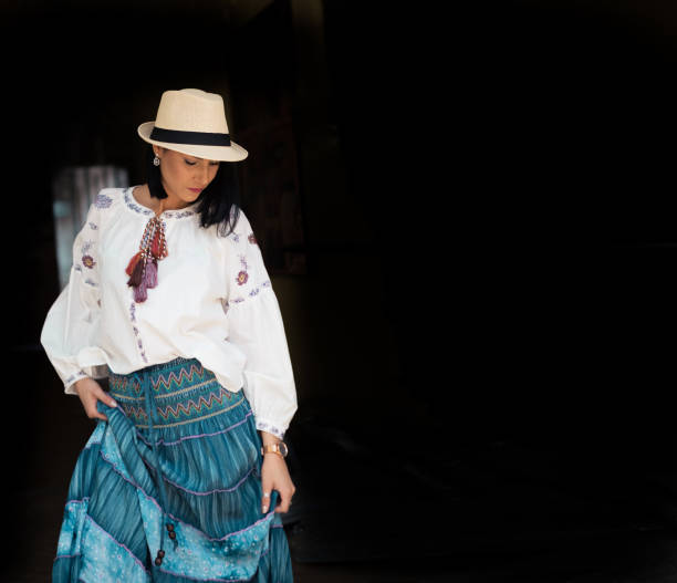 istock A young woman dressed in a Gypsy style 1153221188
