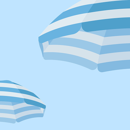 These illustrated beach umbrellas would make an ideal background for your summer design project. The illustrator 10 vector file can be coloured and customized to suit your needs and scaled infinitely without any loss of quality.