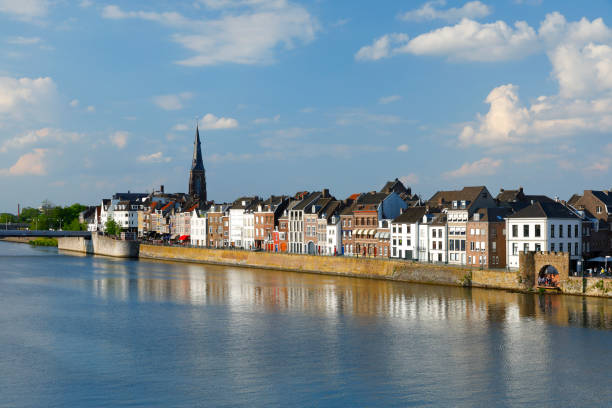 istock Maas River at Maastricht, Netherlands 1153227558