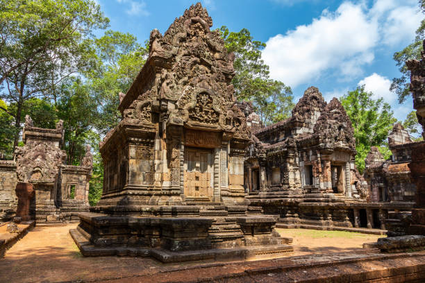 istock Cambodia angkor wat temple building 1153228378