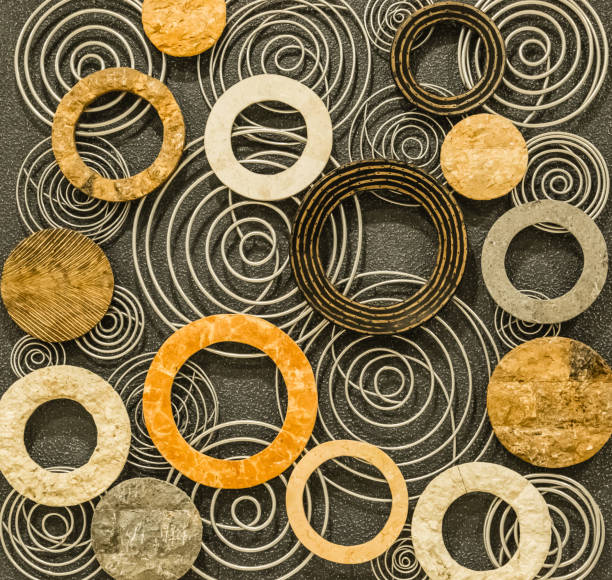metal circle landscape wall facade view