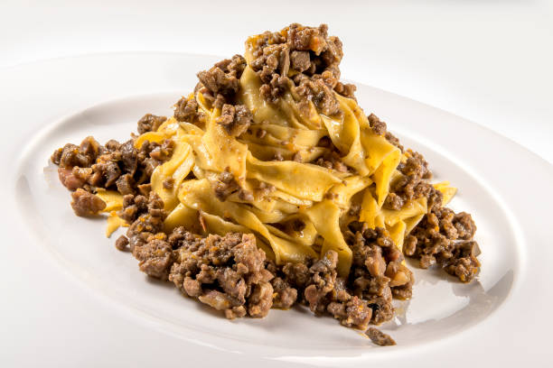 istock Pasta dish bolognese fettuccine 1153232227
