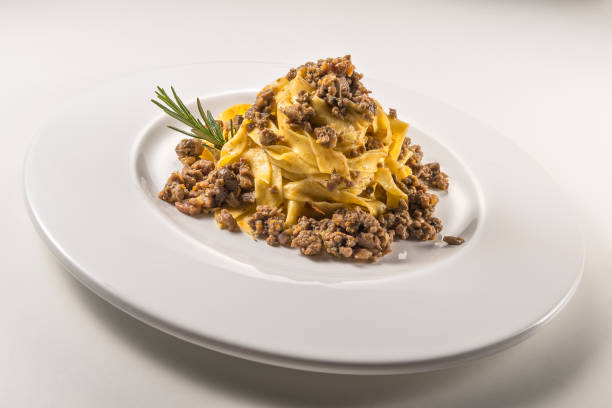 istock Pasta dish bolognese fettuccine 1153232580