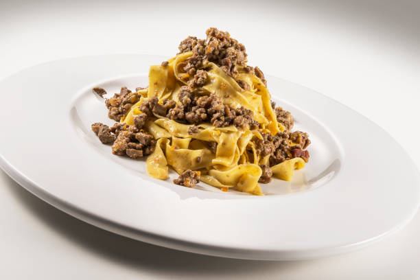 istock Pasta dish bolognese fettuccine 1153232636