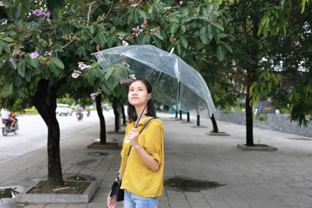 istock woman with umbrella in town 1153234710