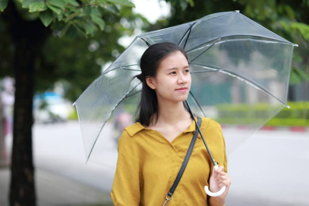 istock woman with umbrella in town 1153234762