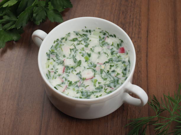 istock Russian summer cold soup okroshka 1153239795