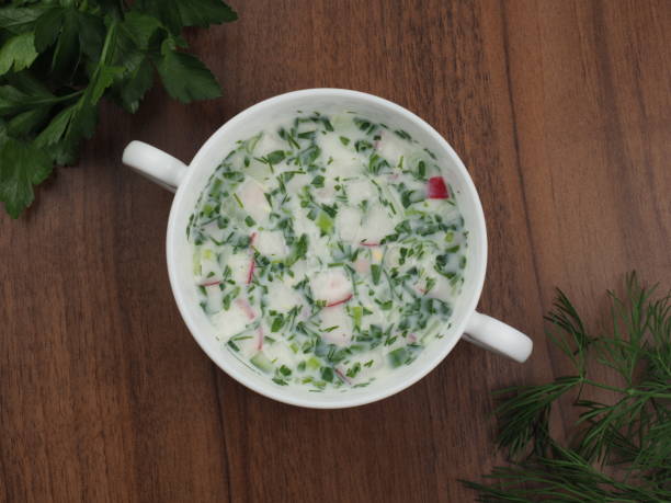istock Russian summer cold soup okroshka 1153239847