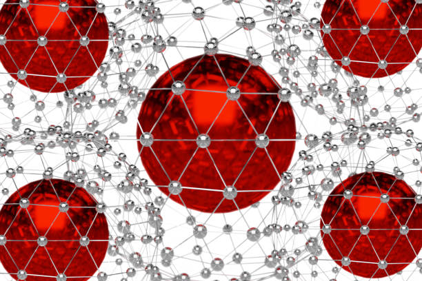 istock Abstract 3d rendering of low poly metal sphere with chaotic structure. Sci-fi background with wireframe and globe in empty space. Futuristic shape. 1153240243