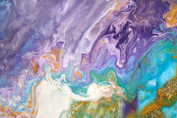 istock Marbling art done with acrylic paints 1153241290
