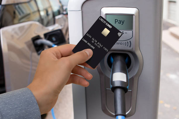 istock A man pays on charging station 1153242668