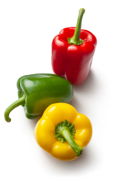istock Vegetables: Bell Peppers Isolated on White Background 1153243642