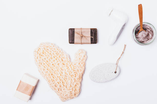 istock Bath cosmetics and accessories for skin cleansing 1153244797