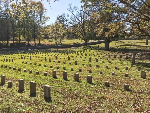 graves of shiloh - 1862 imagens e fotografias de stock