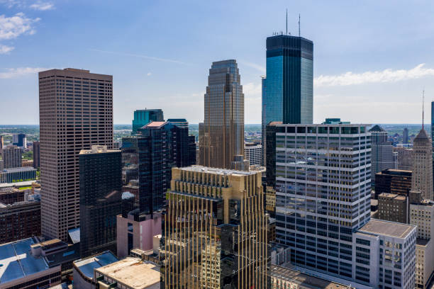 istock Minneapolis From Above in Summer 1153247713