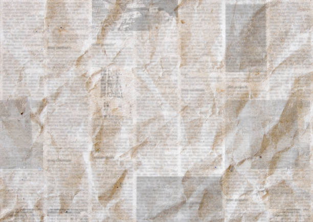 istock Vintage grunge newspaper paper texture background. 1153249334