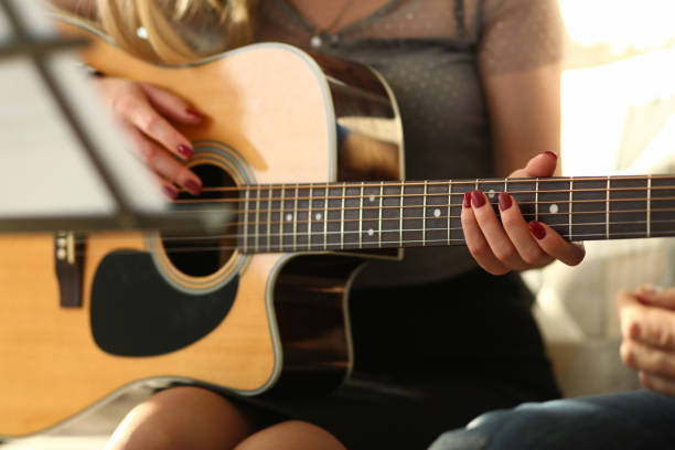 istock Music Playing Workshop for Beautiful Young Lady 1153250979