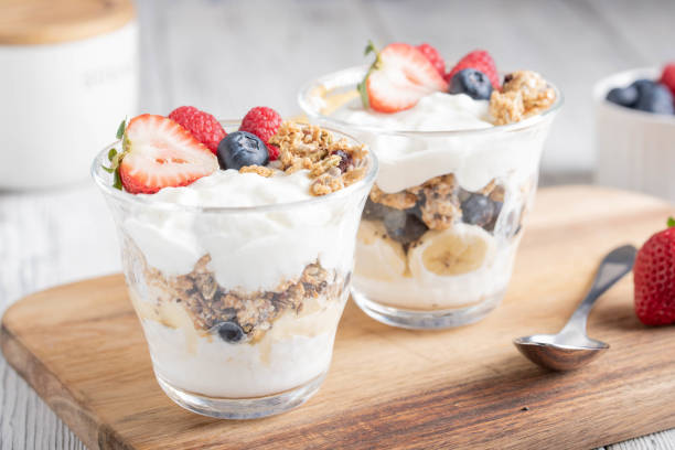istock granola parflait with yogurt and berries 1153266540