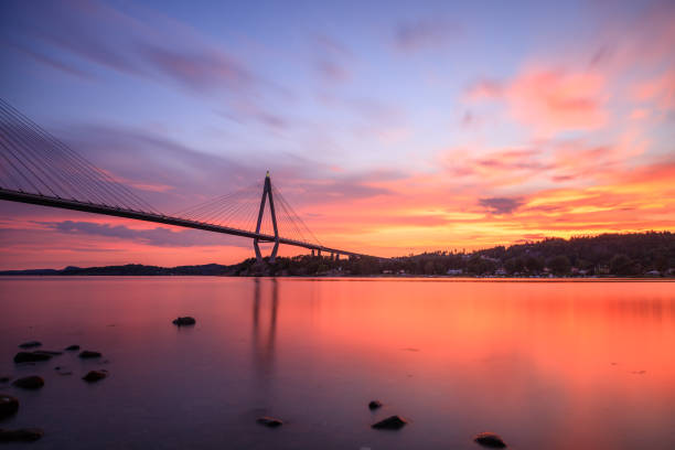 istock Colorful sunset in Sweden 1153267767