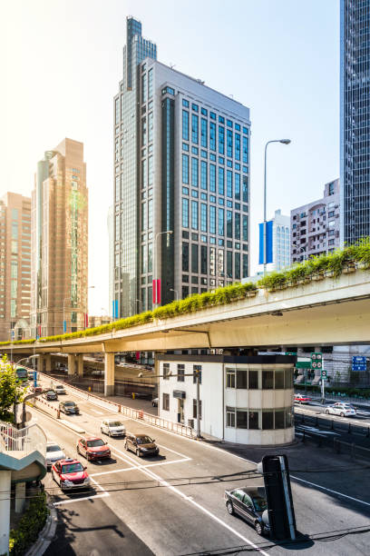 istock Road through Shanghai, China 1153274539