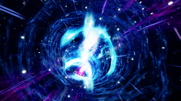 istock 3D illustration tunnel or wormhole, tunnel that can connect one universe with another. Abstract speed tunnel warp in space, wormhole or black hole, scene of overcoming the temporary space in cosmos. 1153285796