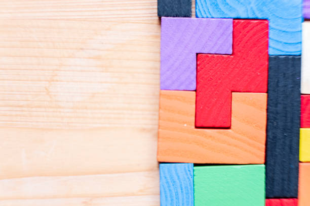 istock Wooden Geometric Shapes, Toy Blocks 1153286930