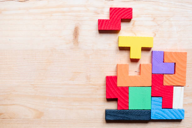 istock Wooden Geometric Shapes, Toy Blocks 1153287141