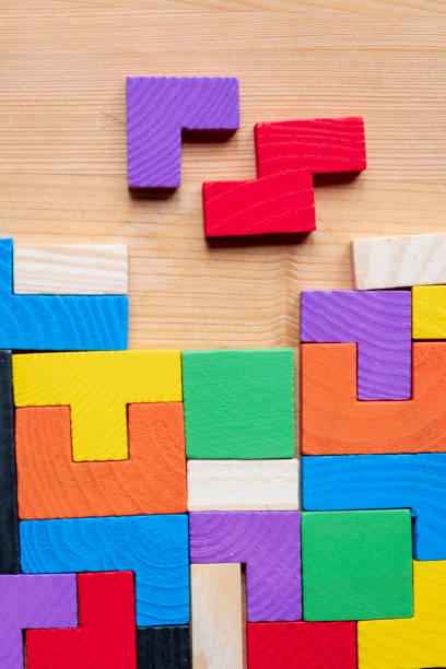 istock Wooden Geometric Shapes, Toy Blocks 1153287976