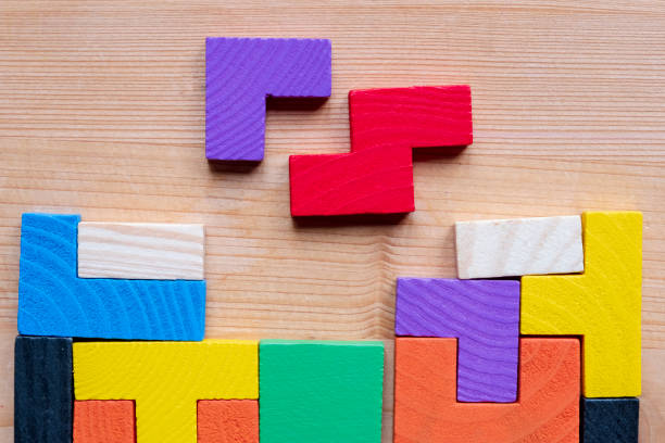 istock Wooden Geometric Shapes, Toy Blocks 1153288045