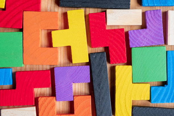 istock Wooden Geometric Shapes, Toy Blocks 1153288227