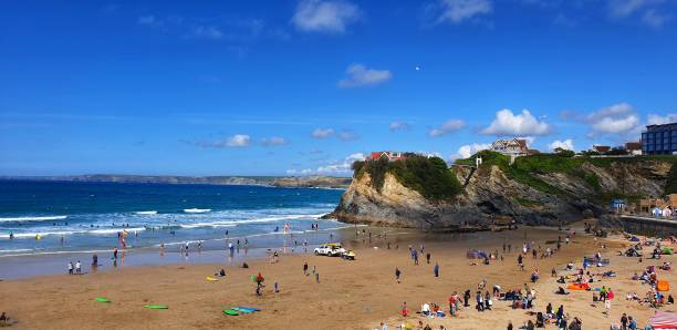 istock A very busy Tolcarne Beach in Newquay,  Cornwall, UK. 1153290554