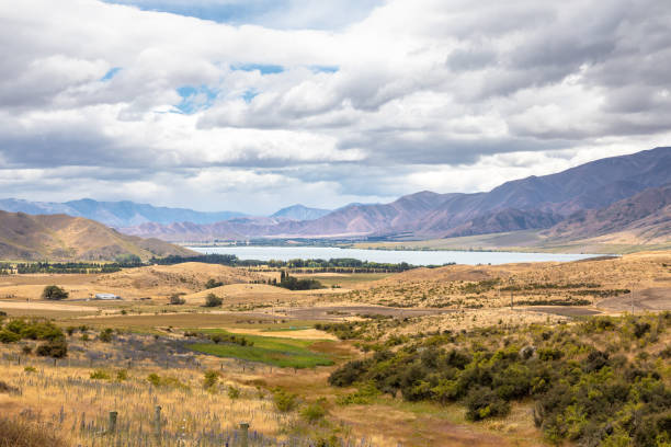 istock scenery with lake New Zealand 1153293598