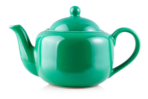 istock The Green Teapot Kettle Isolated On White Background 1153299823