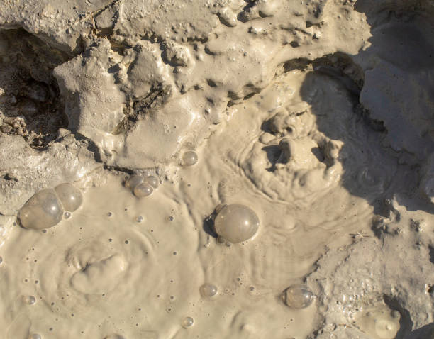 istock The Closeup of a Mud Volcano or Mud Dome on Kamchatka 1153301758