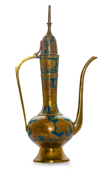 istock The High copper, bronze teapot 1153303001