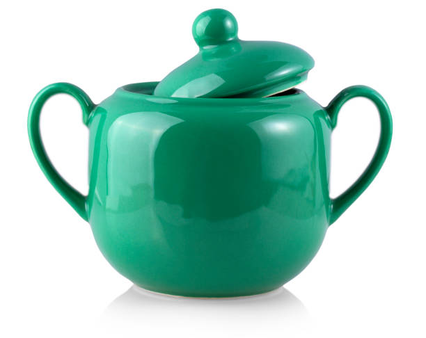 istock green sugar bowl  on white background 1153303254