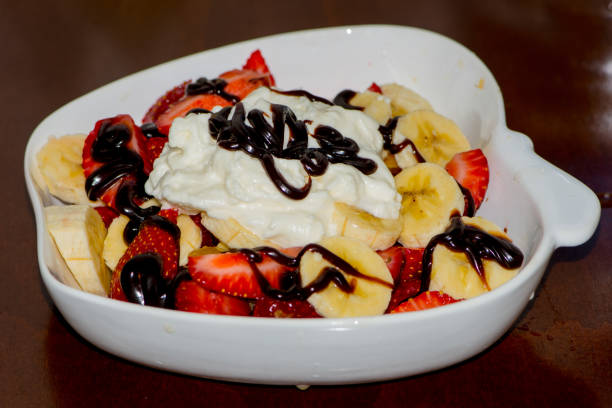 istock The fruit salat prepared in the white  bowl 1153305247