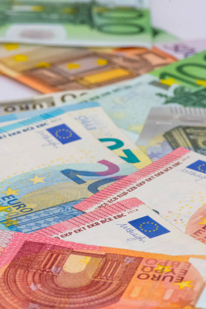 istock Different value of the euro paper bills 1153306596