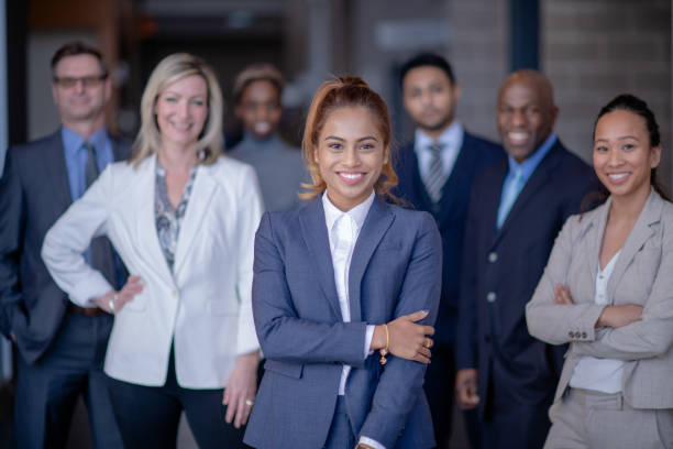 istock Smiling Businesspeople 1153306702