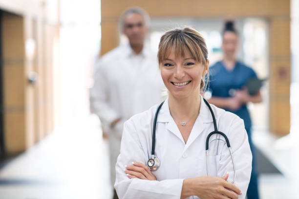 istock Portrait of muti-ethnic doctors 1153306915