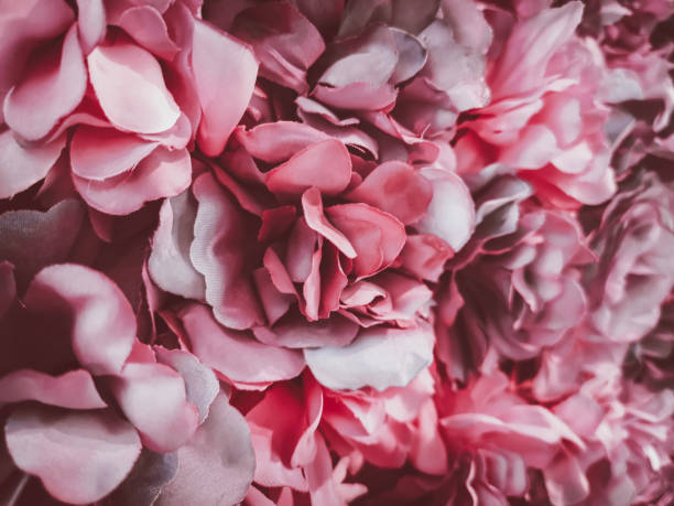 istock beautiful artificial flowers background, vintage style; 1153308252