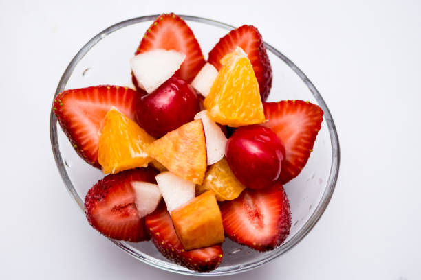 istock The fruit salat prepared in the glass bowl 1153309531