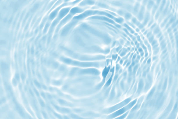 natural blue wave abstract or rippled water texture background