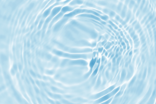 natural blue wave abstract or clear rippled water texture background