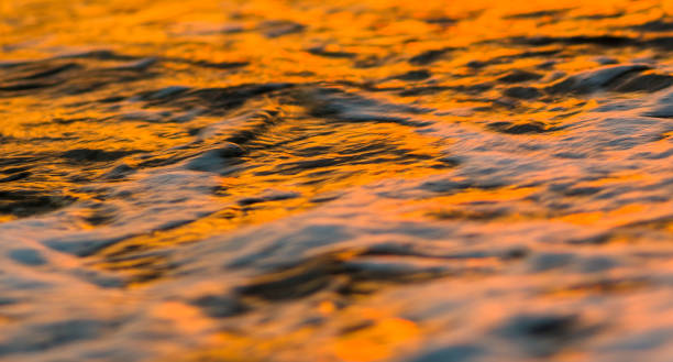 istock Amazing sea sunset on the pebble beach, the sun, waves, clouds 1153321709