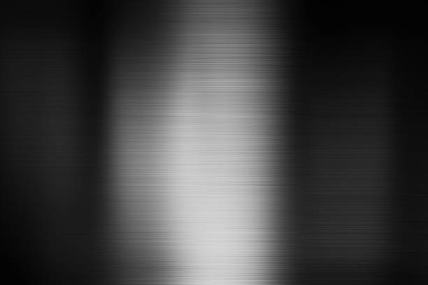 istock Black steel metal texture background 1153328226