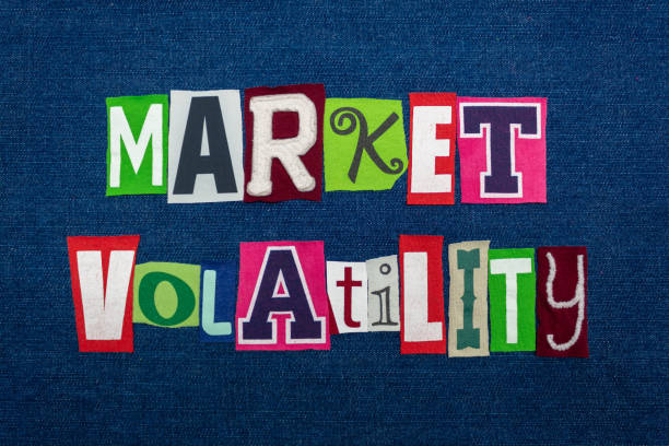 istock MARKET VOLATILITY text word collage, multi colored fabric on blue denim, unpredictable market direction concept 1153333826