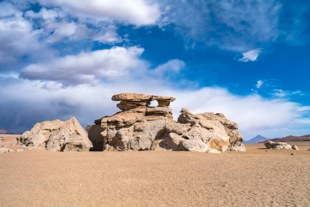 istock Volcanic rock formation in Uyuni National Park, Uyuni 1153339156