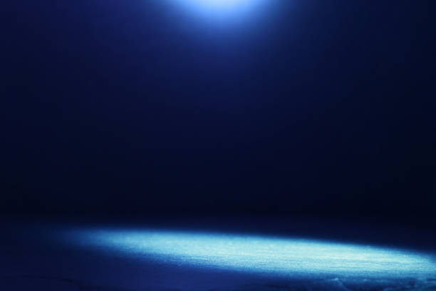 istock abstract dark concentrate floor scene with mist or fog, spotlight and display 1153349399