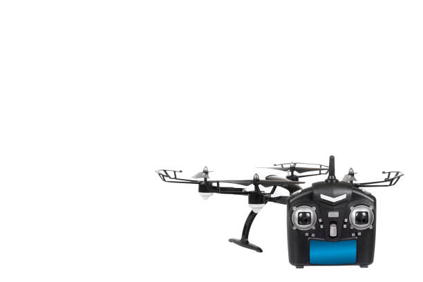 istock Remote control drone, fun toy for kids, air sport game. 1153357903